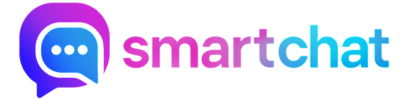 Logo do Smartchat em fundo preto